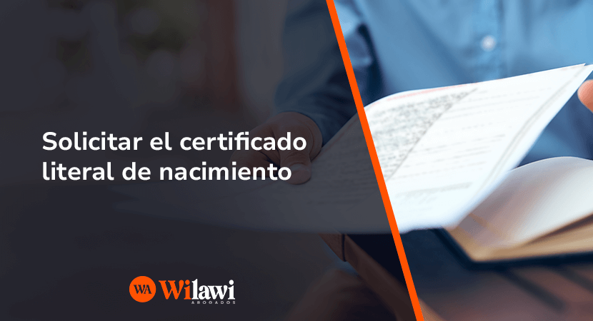 Tutorial para solicitar el certificado literal de nacimiento en España.