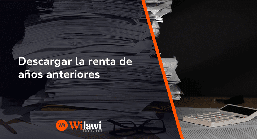 Tutorial para descargar la declaración de la renta de años anteriores.