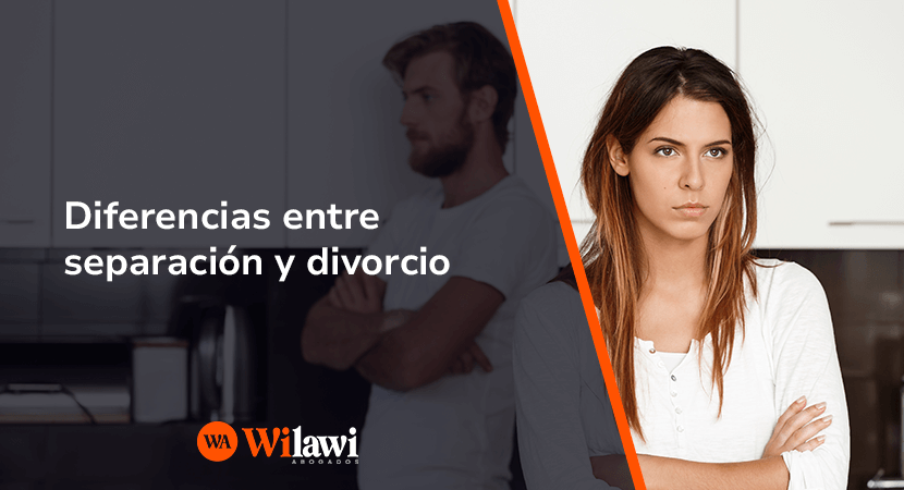 Pareja que no tiene claras las diferencias entre separación y divorcio